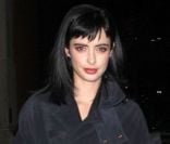 Krysten Ritter, stylée et en mode fashion week à l'entrée du défilé Tommy Hilfiger à New York, le 12 février 2012.
