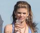 La sublime AnnaLynne McCord sur le tournage de 90210 à San Pedro, le 15 février 2012