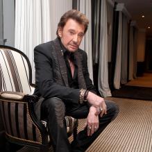 Photo exclusive : Johnny Hallyday le 27 janvier 2012 à Cannes<br />