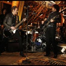 Johnny Hallyday en concert à la Tour Eiffel le 3 décembre 2011<br />