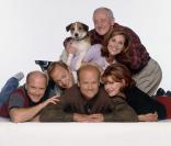 Kelsey Grammer et le casting de la saison 7 de la serie Frasier