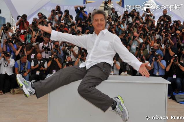 Dustin Hoffman en pleine forme durant le festival de Cannes 2008