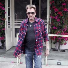 Johnny Hallyday à Los Angeles, le 7 février 2012. <br />