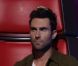 Adam Levine dans  The Voice , sur NBC, le 27 février 2012.