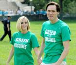 Jim Carrey et Jenny McCarthy à une marche écolo, le 4/06/08