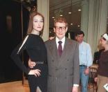 Carla Bruni et Yves Saint Laurent