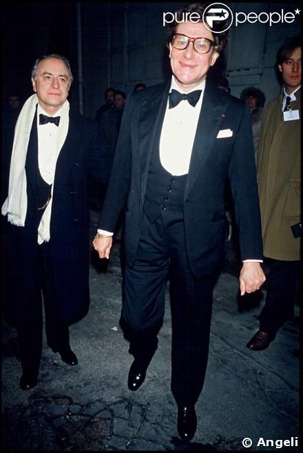 Yves Saint Laurent et Pierre Bergé