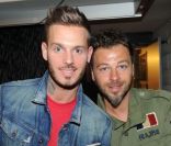 M. Pokora et Christophe Maé lors de l\'événement Une Nuit à Makala, au Zénith de Lille le lundi 26 mars 2012