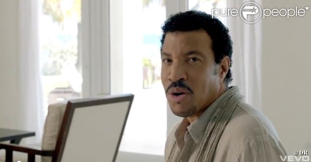 Lionel Richie dans le clip  Endless Love , mars 2012.