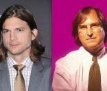 Ashton Kutcher, en décembre 2011 à New York / Steve Jobs, en 1996.