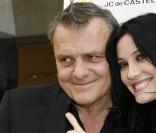 Mareva Galanter et Jean-Charles de Castelbajac à l'inauguration d'une de ses boutique à Londres