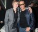 Jean-Claude Van Damme et son fils Nicholas lors des 20 ans de FG Radio le 5 avril 2012 au Grand Palais