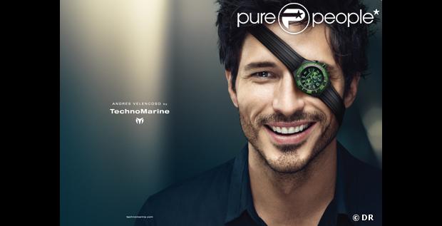 Andres Velencoso pose pour TechnoMarine