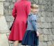 La comtesse Sophie de Wessex et sa fille Lady Louise Windsor, 8 ans, lors du dimanche de Pâques à Windsor le 8 avril 2012