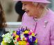 La reine Elizabeth II lors du dimanche de Pâques à Windsor le 8 avril 2012