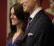 Le prince William et Kate Middleton, duc et duchesse de Cambridge, ou plutôt leurs doubles de cire au musée Madame Tussauds de Londres.