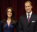 Le prince William et Kate Middleton, duc et duchesse de Cambridge, ou plutôt leurs doubles de cire au musée Madame Tussauds de Londres.