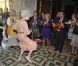 Mariage de Cayetana, 18e duchesse d'Albe, et d'Alfonso Diez au palais Las Duenas à Seville le 5 octobre 2011