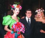 Yves Saint Laurent et Karen Mulder