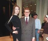 Carla Bruni et Yves Saint Laurent