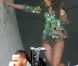 Cheryl Cole sur le tournage de son clip Call my name le 31 mars 2012, à la veille du dévoilement du morceau en Angleterre. Le clip a été dévoilé le 2 mai 2012.