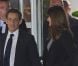 Nicolas Sarkozy et Carla, François Hollande et Valérie: Souriants après le débat