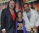 Jean-Marc Minéo, Smaïn et son fils à l'avant-première de  Bangkok Renaisance  à Paris, le 10 mai 2012.