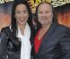 Jean-Marc Minéo et sa femme à l'avant-première de  Bangkok Renaisance  à Paris, le 10 mai 2012.