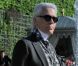 Karl Lagerfeld lors du défilé Chanel Croisière 2012-2013 au château de Versailles. Le 14 mai 2012.