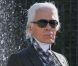 Karl Lagerfeld lors du défilé Chanel Croisière 2012-2013 au château de Versailles. Le 14 mai 2012.