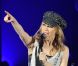 Kylie Minogue en concert à Londres, le 3 avril 2012.