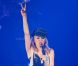 Kylie Minogue en concert à Londres, le 3 avril 2012.