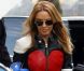 Kylie Minogue à Londres sur le tournage d'un clip mystère, le 20 avril 2012.