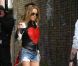 Kylie Minogue à Londres sur le tournage d'un clip mystère, le 20 avril 2012.