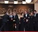 Paul Bettany, Jennifer Connelly, Robert De Niro, Grace Hightower et James Woods pour la présentation d' Il était une fois en Amérique  de Sergio Leone à Cannes, le 18 mai 2012.