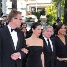 Paul Bettany, Jennifer Connelly, Robert De Niro, Grace Hightower et James Woods pour la présentation d'<em>Il était une fois en Amérique</em> à Cannes, le 18 mai 2012.