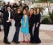 Melvil Poupaud, Nathalie Baye, Suzanne Clément et Monia Chokri ont posé avec le réalisateur Xavier Dolan pour la présentation de  Laurence Anyways  au Festival de Cannes le 19 mai 2012.