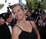 Estelle Lefébure lors de la projection du film Sur la route, le 23 mai 2012, au 65e Festival de Cannes.