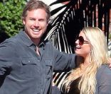 Jessica Simpson et Eric Johnson à Los Angeles, le 28 janvier 2012.