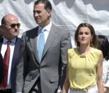 Felipe et Letizia d\'Espagne inauguraient le 25 mai 2012 le 71e Salon du livre de Madrid.