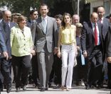 Felipe et Letizia d\'Espagne ont inauguré le 25 mai 2012 le 71e Salon du livre de Madrid.