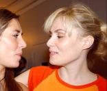 Mathilde Seigner et sa soeur Emmanuelle