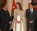 Rania de Jordanie, avec son fils Hussein, illumine la Fête de l'indépendance