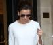 Eva Longoria quitte son hôtel parisien, le 29 mai 2012 à Paris
