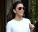Eva Longoria, tout sourire, quitte son hôtel parisien, le 29 mai 2012 à Paris