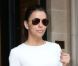 Eva Longoria, somptueuse, quitte son hôtel parisien, le 29 mai 2012 à Paris