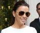 Eva Longoria, particulièrement élégante, quitte son hôtel parisien, le 29 mai 2012 à Paris