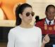 Eva Longoria arrive à Londres, le 29 mai 2012
