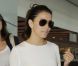 Eva Longoria arrive à Londres, le 29 mai 2012
