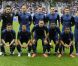 L'équipe de France lors de sa victoire face à la Serbie (2-0) le 31 mai 2012 à Reims